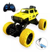 Brinquedo Carrinho Jipe OFF ROAD Controle Remoto Recarregável AM