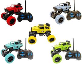 Brinquedo Carrinho Jipe OFF ROAD Controle Remoto Recarregável