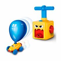 Brinquedo Carrinho Lançador Com Balão - Movido a Balão de Ar - Bexiga Car - Fenix