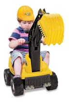 Brinquedo Carrinho Max Escavadeira Com Capacete Tilin 0428