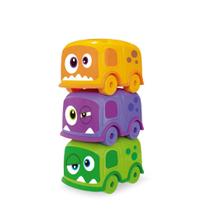 Brinquedo Carrinho Menino Monster Bus Trio Ludi Club Usual