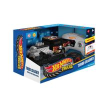 Brinquedo Carrinho Monster Truck Turbo Crasher de Controle Remoto Hot Wheels 1:24 Multikids - BR2533 Brinquedo Carrinho Monster Truck Turbo Crasher de Controle Remoto Hot Wheels 1:24 Multikids - BR2533