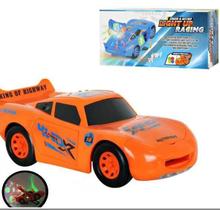 Brinquedo Carrinho Racing Com Luz Som Lança Discos.