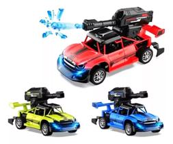 Brinquedo Carrinho Recarregável Lança Bolas de Àgua Com Controle Remoto