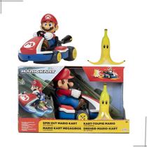 Brinquedo Carrinho Super Mario Kart Veículo Spin Out - Jakks