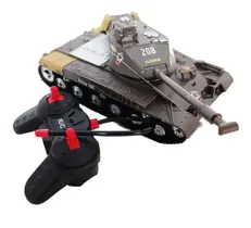 Brinquedo Carrinho Tanque De Guerra De Controle Remoto Com Luz E Som