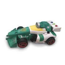 Brinquedo Carrinho Vira Robo Verde E Branco Toyng 42459