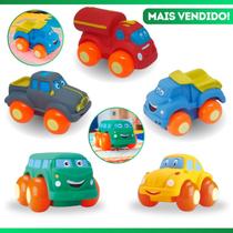 Brinquedo Carrinhos Soft Cars Mordedor Para Bebê Vinil Atóxico