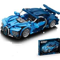 Brinquedo Carro Azul Montável 423 Peças Peças Firmes Duráveis Alta Qualidade Encaixe Perfeito Entrega Rápida