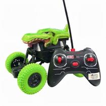 Brinquedo Carro Carrinho Controle Remoto Dino 4x4 Recarregavel Usb