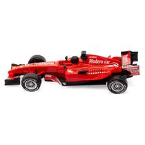 Brinquedo Carro Carrinho Corrida Formula 1 Fricção Vermelho