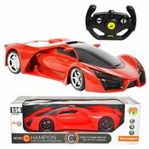 Brinquedo Carro De Corrida Controle Volante Todas Direções Luzes Esportivas Escala 1:18 Brinquedo Carro De Corrida Controle Volante Todas Direções Luzes Esportivas Escala 1:18