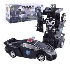 Brinquedo Carro Polícia 2 Em 1 Transformers Robo. - Toy King