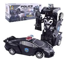 Brinquedo Carro Polícia 2 Em 1 Transformers Robo. Brinquedo Carro Polícia 2 Em 1 Transformers Robo.
