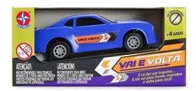 Brinquedo Carro Vai e Volta Estrela Modelo Esportivo Azul