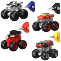 Brinquedo carros monster com lançador - supercatapult