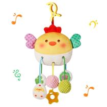 Brinquedo Carseat Hanging Chicken para bebês de 0 a 6 meses com som