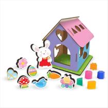 Brinquedo Casa Tom Tom Madeira 21 Peças Brinquedo Casa Tom Tom Madeira 21 Peças