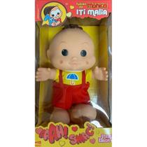 Brinquedo Cascão Turma Da Mônica Baby Brink Iti Malia 23 Cm