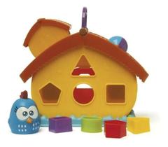 Brinquedo Casinha Encaixes Bebê Galinha Pintadinha Mini Elka Amarelo
