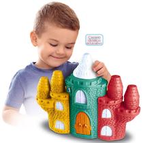 Brinquedo castelinho educativo Didático Coloridos Milk brinquedos