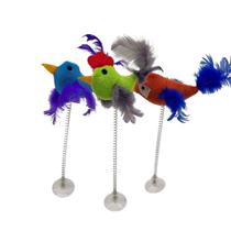 Brinquedo Cat Mola Pájaro com Mola para Gatos - Bom Amigo