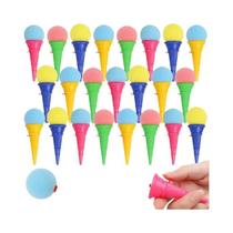 Brinquedo Catapulta De Bolas De Espuma Macias Para Crianças, Tema Sorvete, 10, 20 Ou 30 Peças,