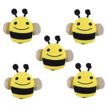 Brinquedo Catnip Abelha POPETPOP - 5 Peças para Limpeza de Dentes de Gato