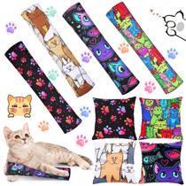 Brinquedo Catnip Kicker Hungdao para Gatos - 8 Peças Resistentes à Mordida