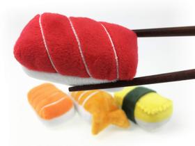 Brinquedo Catnip Munchiecat Sushi Nigiri para Gatos - 4 Peças Rainbow