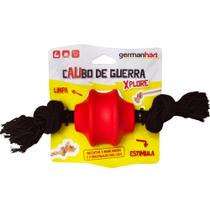 Brinquedo Caubo de Guerra Xplore Germanhart Resistente Estimula a Mastigação Para Cães
