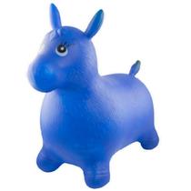 Brinquedo Cavalinho Pula Pula Borracha Azul BBR Toys R3044