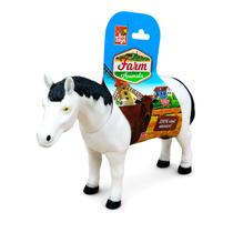 Brinquedo Cavalo Branco Farm Animals Vinil Miniatura Realista Para Crianças Brinquedo Cavalo Branco Farm Animals Vinil Miniatura Realista Para Crianças