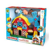 Brinquedo Celeiro Baby Samba Toys 5 Peças Brinquedo Celeiro Baby Samba Toys 5 Peças