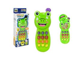 Brinquedo Celular Musical Educativo Infantil Sapinho Luz Som Brinquedo Celular Musical Educativo Infantil Sapinho Luz Som