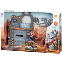 Brinquedo Cenário Dino Squad Base Militar E Dinossauro E Acessórios BeeToys