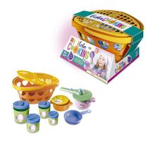 Brinquedo cesta cooking colors com acessórios cestinha infantil
