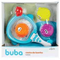 Brinquedo Cesta De Banho Com Bichinhos Baleia Buba Baby