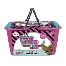 Brinquedo Cesta de Pic Nic no Parque LOL Surprise com 16 Peças em Plástico +2 Anos Elka - 1197