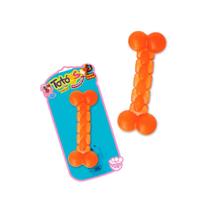 Brinquedo Chalesco Para Cães Totóys Osso Flex Sabor Frango
