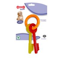 Brinquedo Chave para cachorro mordedor super resistente Odontopet mastigação redução de tártaros para cães filhotes Brinquedo Chave para cachorro mordedor super resistente Odontopet mastigação redução de tártaros para cães filhotes