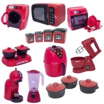 Brinquedo Chefe Cozinha Panela Fogão Roupa Louça 25pç