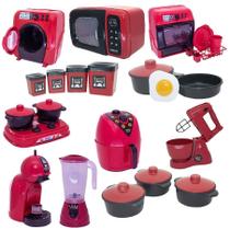 Brinquedo Chefe Cozinha Panela Fogão Roupa Louça 28Pç