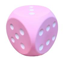 Brinquedo cheio de diversão Foam Dice, 15 cm Giant Dice Educational Pink