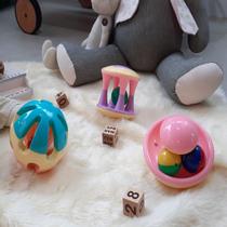 Brinquedo Chocalho Colorido Vários Modelos Divertido P/ Bebê