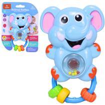 Brinquedo Chocalho Elefante Com Luz E Som - Castela Brinquedo Chocalho Elefante Com Luz E Som - Castela