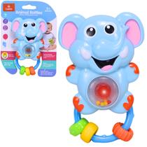 Brinquedo Chocalho Elefante com Luz e Som - Castela Brinquedo Chocalho Elefante com Luz e Som - Castela