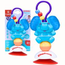 Brinquedo Chocalho Elefantinho Infantil Com Ventosa para Bebês - Castela Brinquedo Chocalho Elefantinho Infantil Com Ventosa para Bebês - Castela