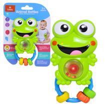 Brinquedo Chocalho Sapinho com Luz e Som - Castela