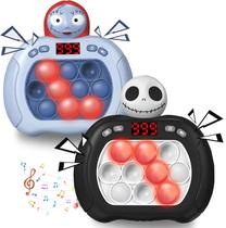 Brinquedo Christmas Pop Game Light Up Fidget, brinquedos Nightmare Before Christmas para meninas, meninos, crianças e adultos, brinquedo de Natal, meias de Natal, lembrancinhas, presentes de Natal, sacola de presentes de Natal